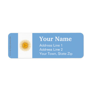 Drapeau simple de l'Argentine