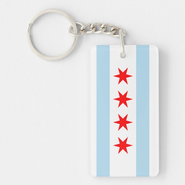 Drapeau Souvenir Chicago (Devant)