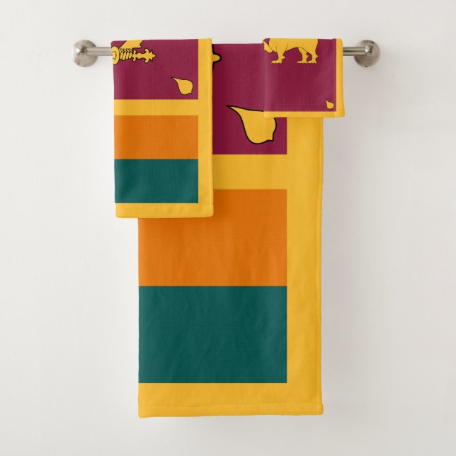 Drapeau Sri Lanka (En situation)