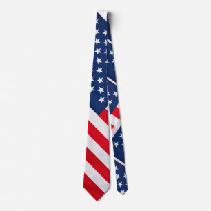 Drapeau Stars and Stripes cravate patriotique