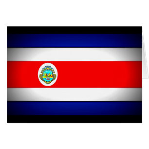 Drapeau stylisé du Costa Rica