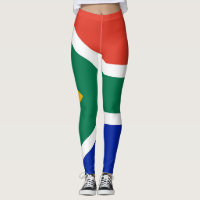 Drapeau sud-africain leggings