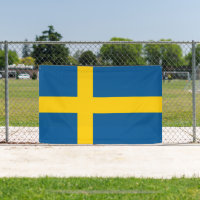 Drapeau suédois de Suède bannière personnalisée