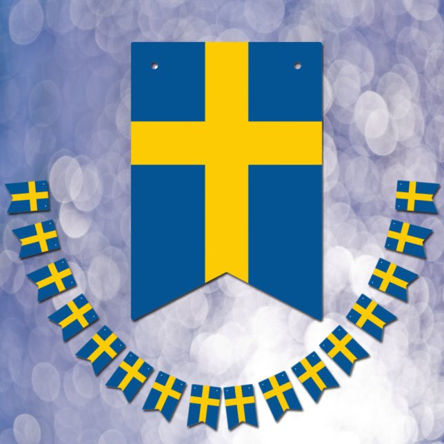 Drapeau suédois & Parti Suède Bannières / Mariages (Créateur téléchargé)