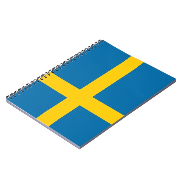 Drapeau suédois (Suède) Carnet (Côté gauche)