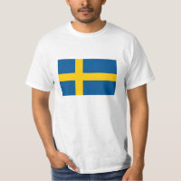 Drapeau suédois t-shirts pour la Suède