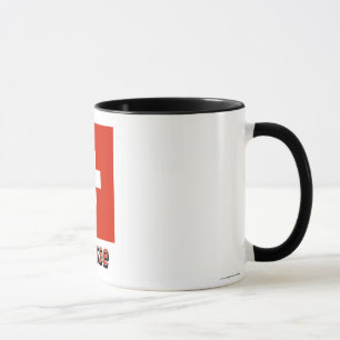 Drapeau Suisse avec le nom en français Mug