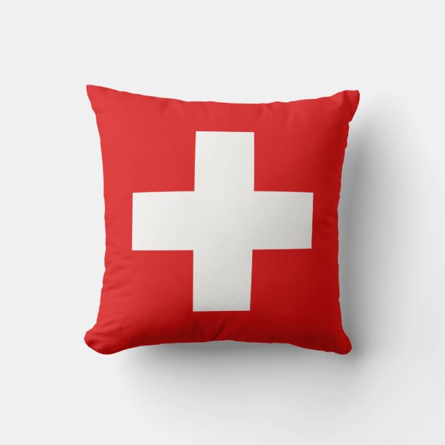 Drapeau suisse x Coussin du pavillon (Recto)