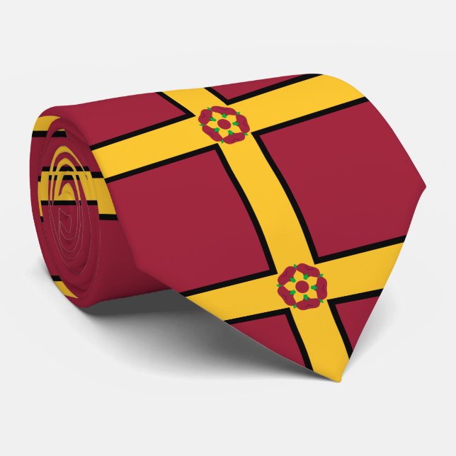 Drapeau sur le Cravate Northamptonshire (Roulé)