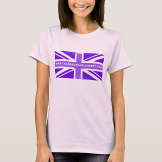 Drapeau, t-shirt blanc bio pour dames