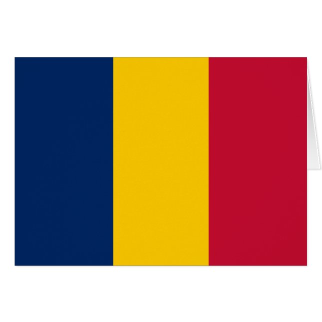 Drapeau Tchad (Devant horizontal)