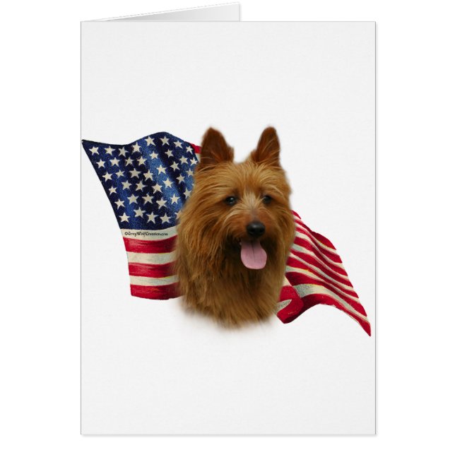 Drapeau Terrier australien (Devant)