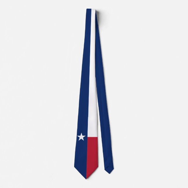 Drapeau Texas Lonestar Cravate (Devant)