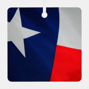 Drapeau Texas Ornement métallique