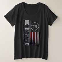 Drapeau Torn Nous Le Peuple 1776