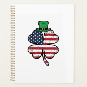 Drapeau Trèfle Vintage Fête de la Saint-Patrick