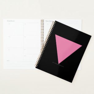 Drapeau triangle rose de SlipperyJoe's symbole ros