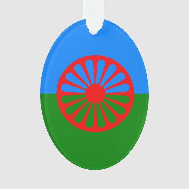 Drapeau tzigane romani (devant)