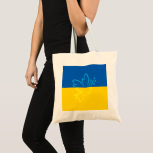 Drapeau ukrainien bleu et jaune   Sac fourre-tout 