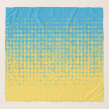 Drapeau ukrainien couleurs mousseline foulard