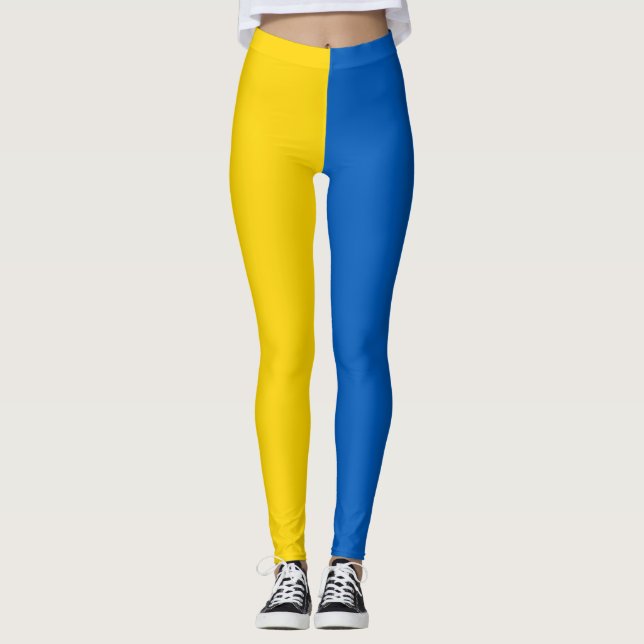 Drapeau ukrainien (Ukraine) Leggings (Devant)