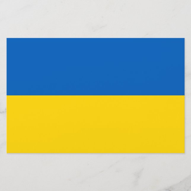 Drapeau ukrainien (Ukraine) Papeterie (Devant)