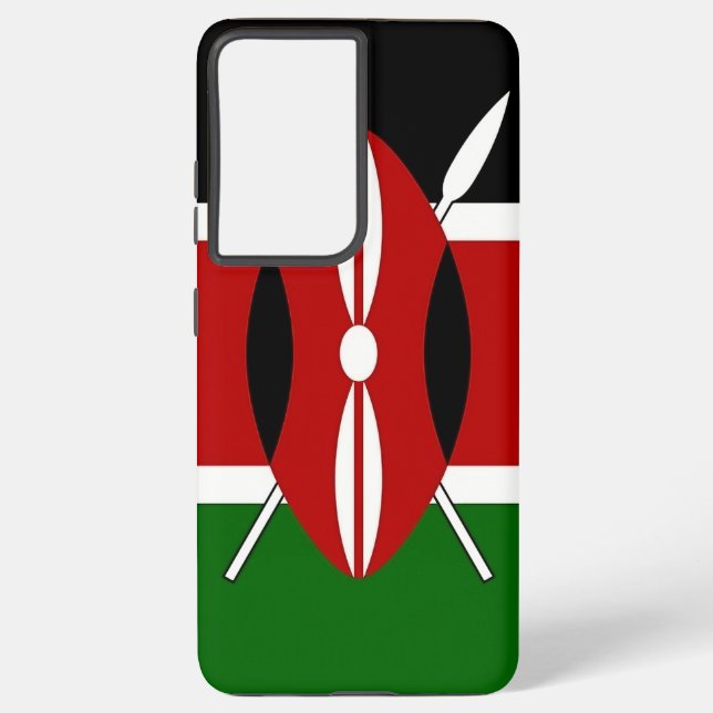 Drapeau ultra Coque Samsung Galaxy S21 du Kenya (Verso)