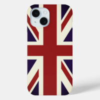 drapeau Union Jack anglais iPhone 15 coque