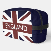 Drapeau Union Jack britannique sac de toilette de 