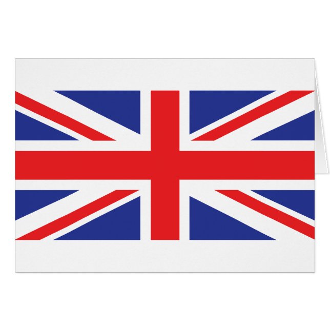 Drapeau Union Jack UK (Devant horizontal)