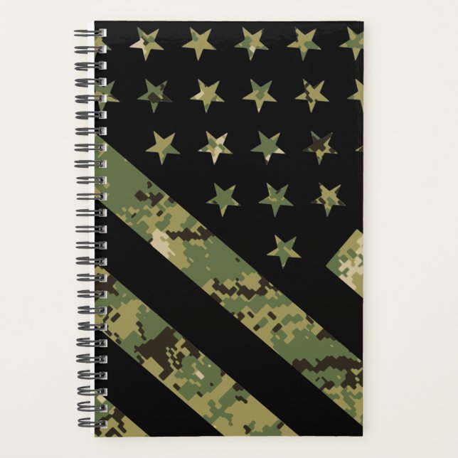 Drapeau US du Camouflage numérique militaire (Devant)