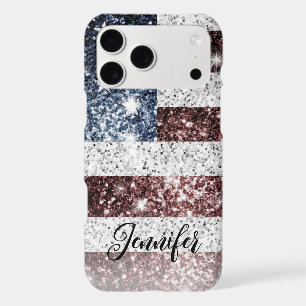 Drapeau USA rustique America scintille Votre nom p
