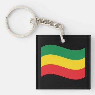 Drapeau vert, or (jaune) et rouge