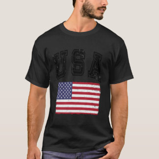 Drapeau vintage Américain Sweat - shirt à capuche