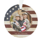 Drapeau Vintage patriotique Nom photo