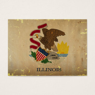 Drapeau VINTAGE.png d'état de l'Illinois