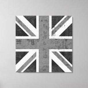 Drapeau vintage Royaume-Uni toile enveloppée