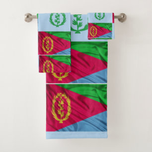 Drapeaux anciens et nouveaux de l'Érythrée