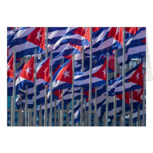 Drapeaux cubains, La Havane, Cuba