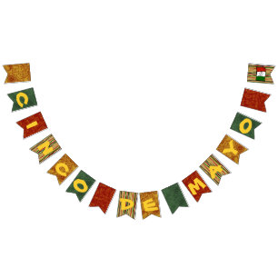 Drapeaux de bannière d'étamine de fiesta de Cinco