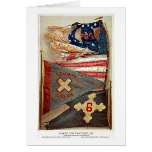 Drapeaux de bataille de guerre civile no.2