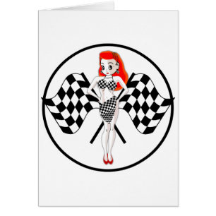 Drapeaux de course de Peggy Pitstop