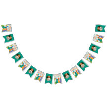 Drapeaux de guirlande pour le 1er anniversaire de