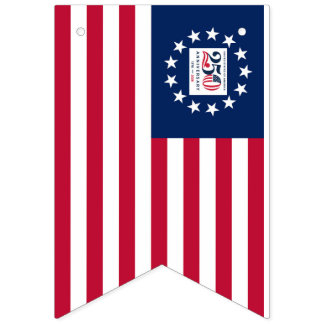 Drapeaux du drapeau Betsy Ross pour le 250e annive