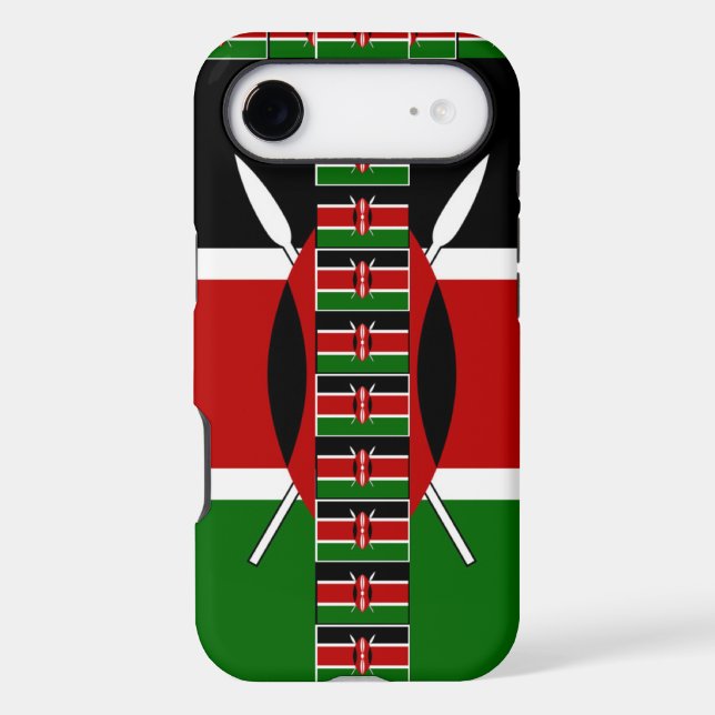 Drapeaux miniers sans fil du Kenya Frames Art (Verso)