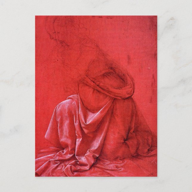 drapery study postcard (Front)