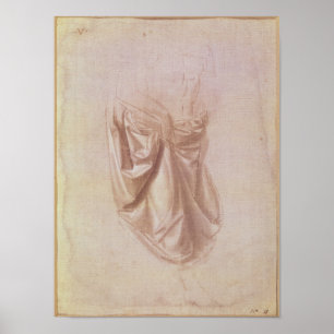 Drapery study poster