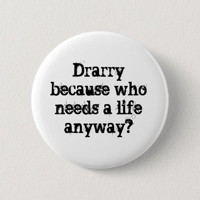Drarry Fan-fiction Merch 2 Inch Round Button (Front)