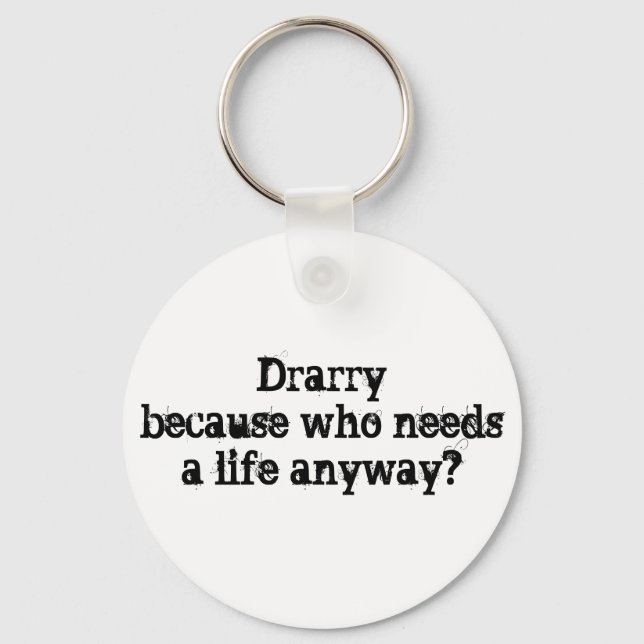 Drarry Fan-fiction Merch Keychain (Front)