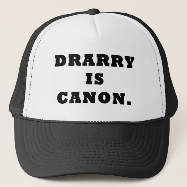 Drarry Fan-fiction Merch Trucker Hat (Front)